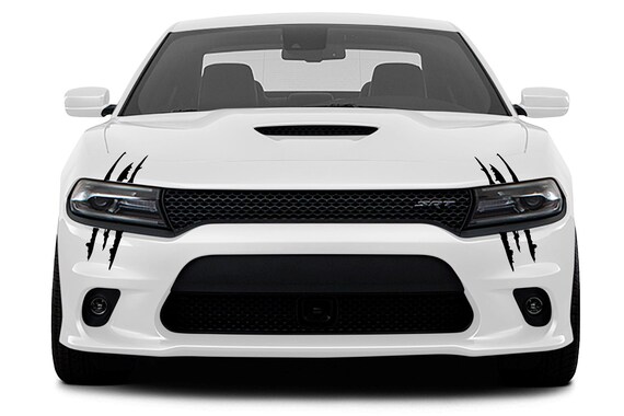 Headlight Claw Scratch Mark Car Truck Van Vinyl Decal Hellcat SRT Scatpack Decal  Sticker SET 