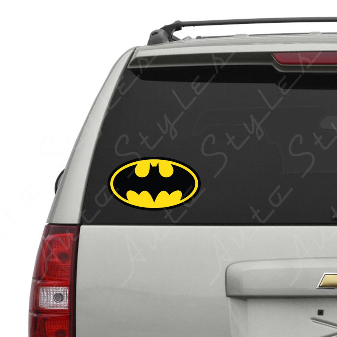 Hood BATman Car Door Knight Decal DC Vinyl Sticker Arkham Any Etsy