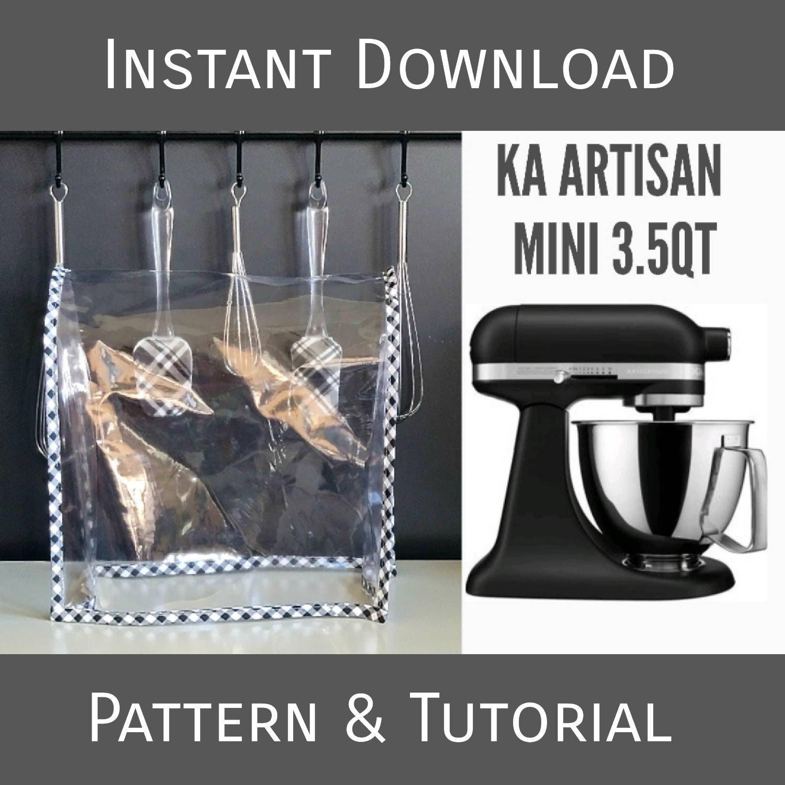 How To Sew A KitchenAid Stand Mixer Cover With Free Sewing Pattern