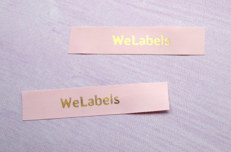 Custom Clothing Tags Apparel Labels For Handmade Items Pink Organic Labels Sewing And Knitting Tags 50 Custom Satin Clothing Labels