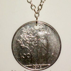 Italian 100 Lire necklace