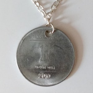 Indian 2 rupees necklace