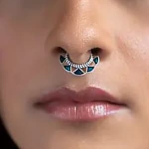 Fake bull ring septum piercing clearance