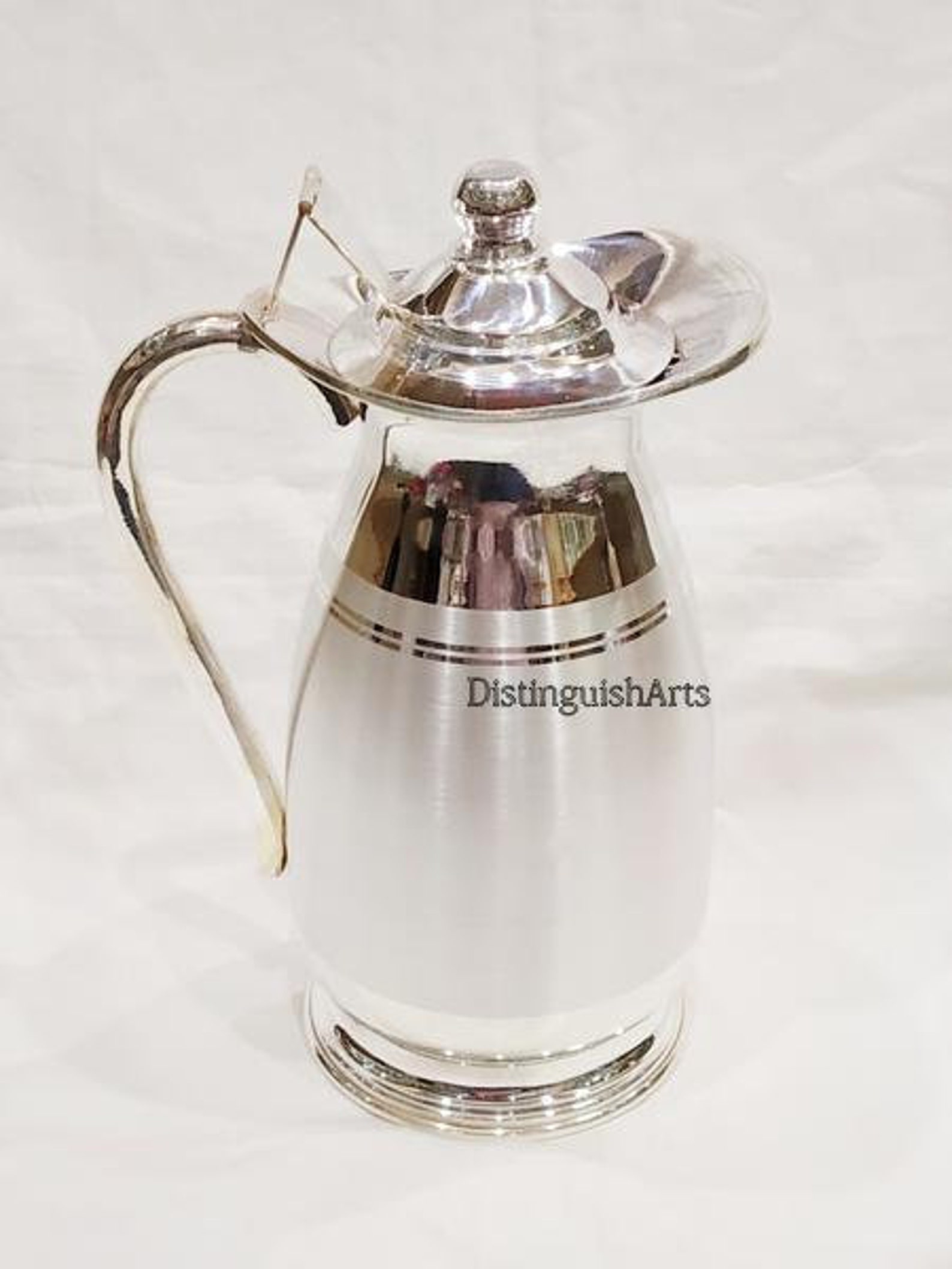 Certified 97 Pure Silver Water Bottle Jar Size 1200 ML Heavy Etsy UK