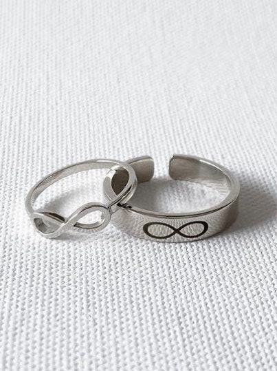 Infinity Couple Ring Etsy Australia