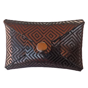 Wallet Coin Purse PDF. Seamless Pattern. Template Download. Faux Leather. No Sew Wallet. Coin Card Pouch Purse PDF Pattern Template