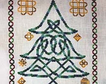 Celtic Tree Cross Stitch Chart PDF Download