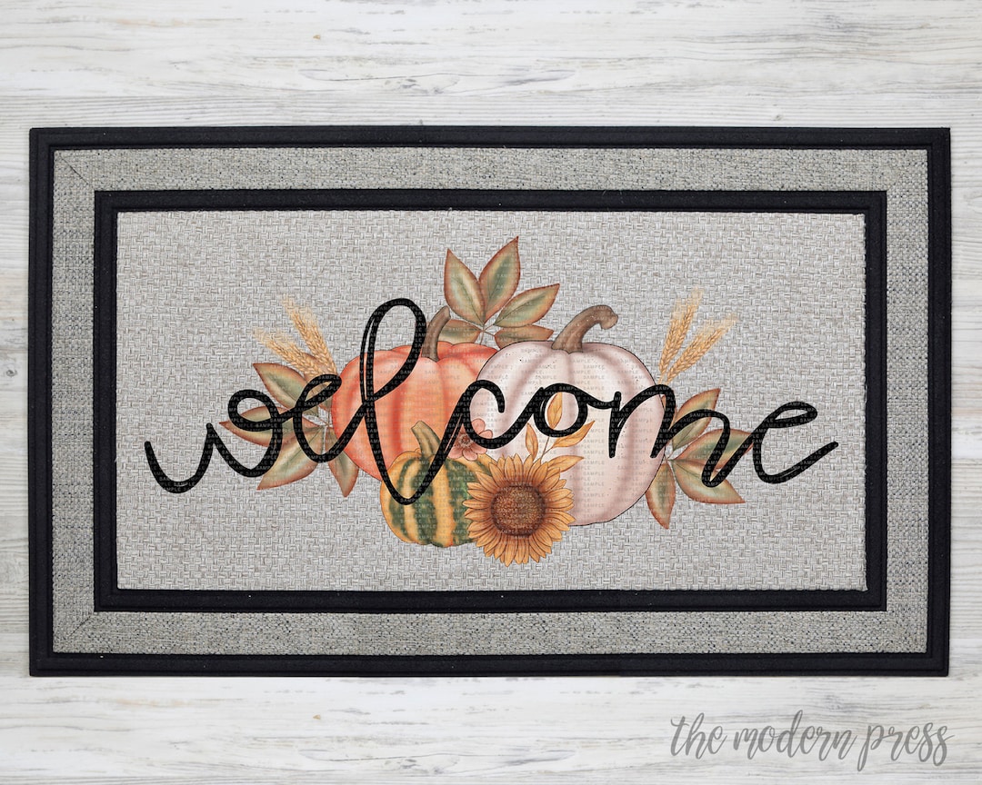 Sublimation Doormat Fall Sublimation Design Etsy