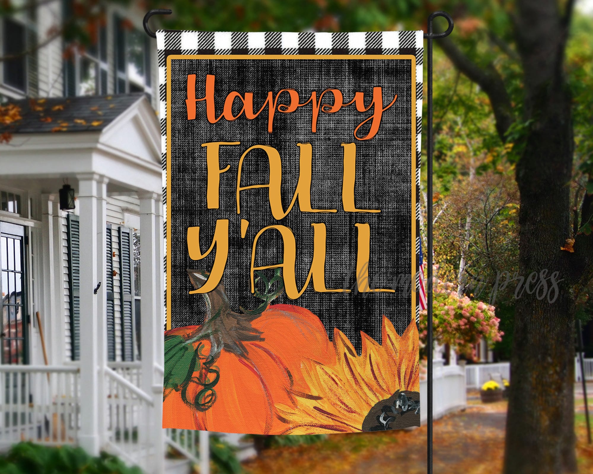 Discover Sublimation, Happy Fall Y'all Garden Flag