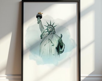 Statue of Liberty Printable Wall Art | New York Poster NYC Printables