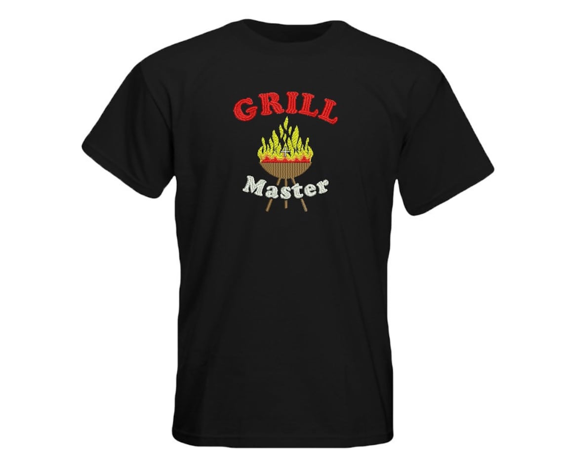 Grill Master Embroidery Design 5 Sizes. | Etsy