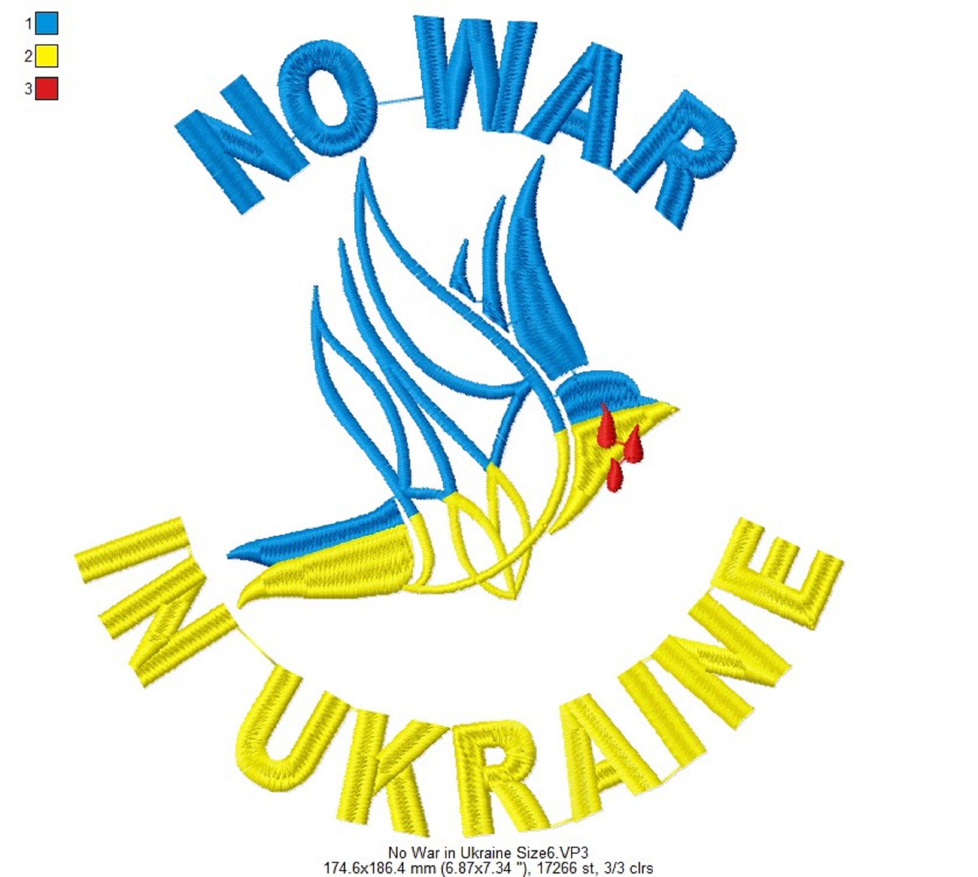 Ukraine Machine Embroidery Design 6 Sizes. Ukrainians Etsy