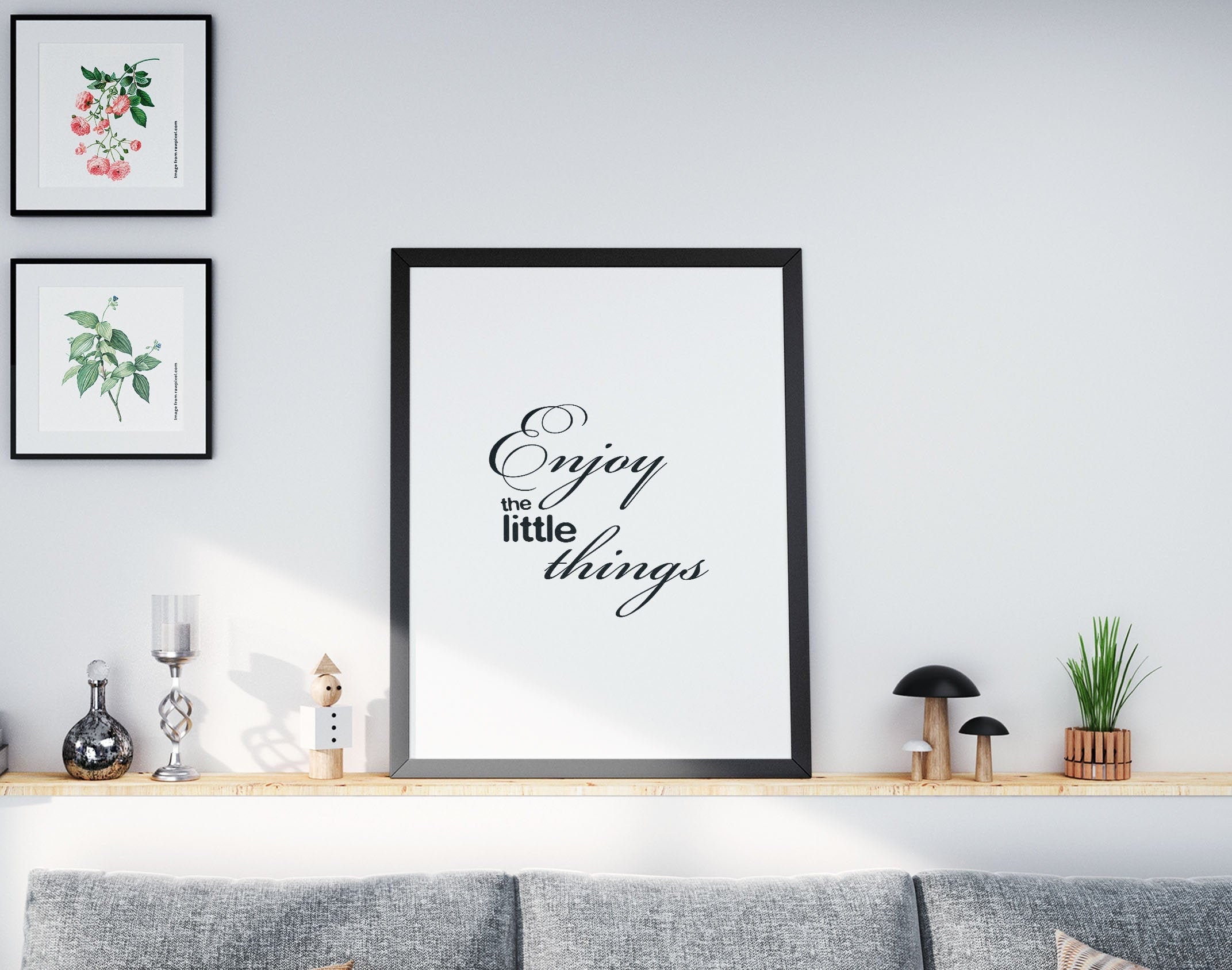 Enjoy The Little Things Quotes About Life Encouragement | Etsy