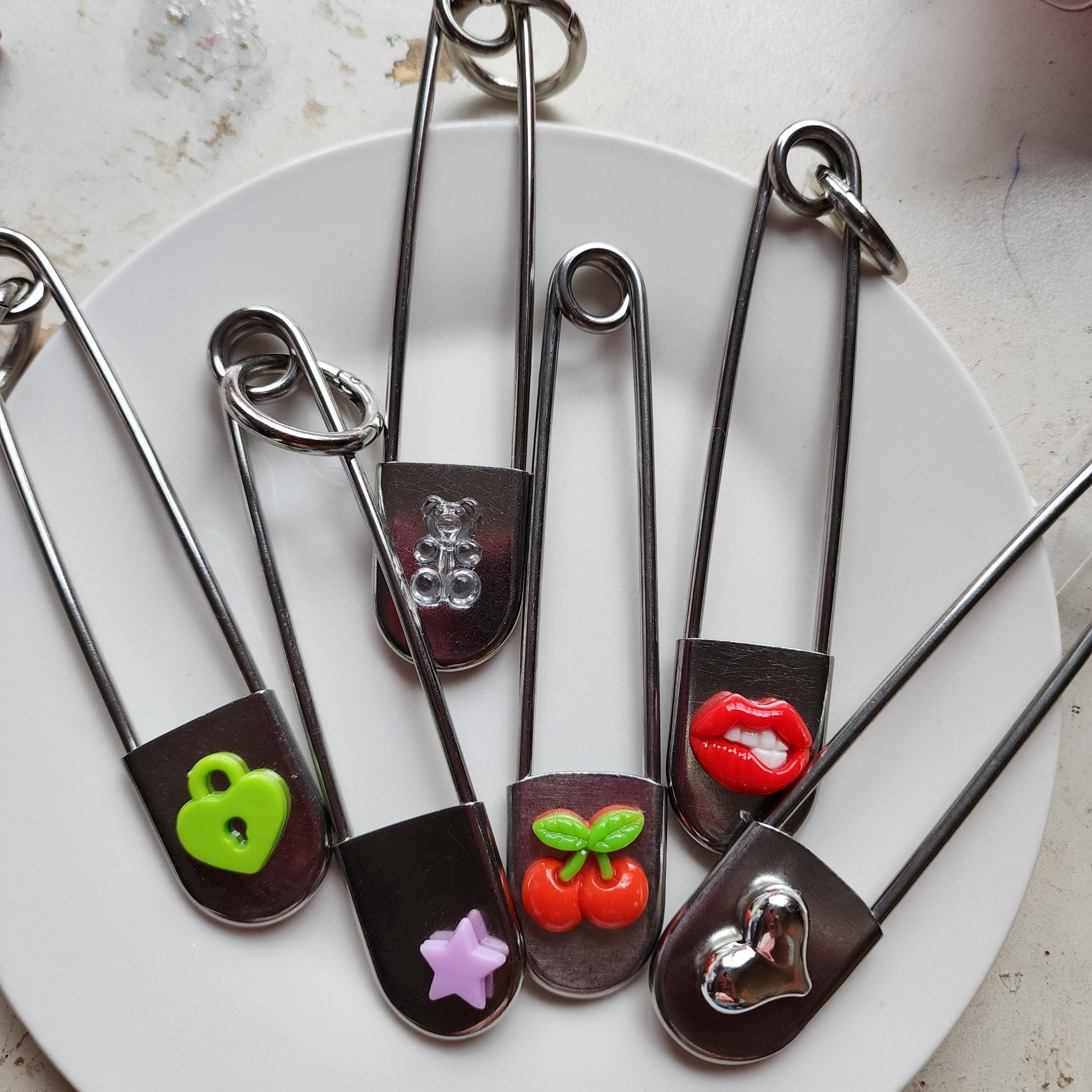 Safety Pin Keychain - Etsy