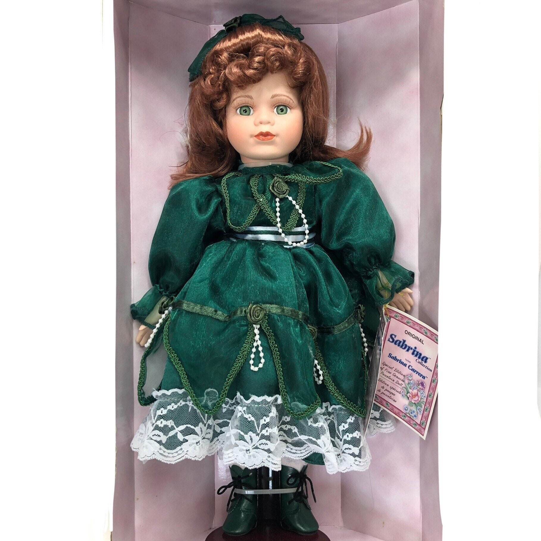 Porcelain Sabrina Christmas Dolls Vintage Gifts for Her