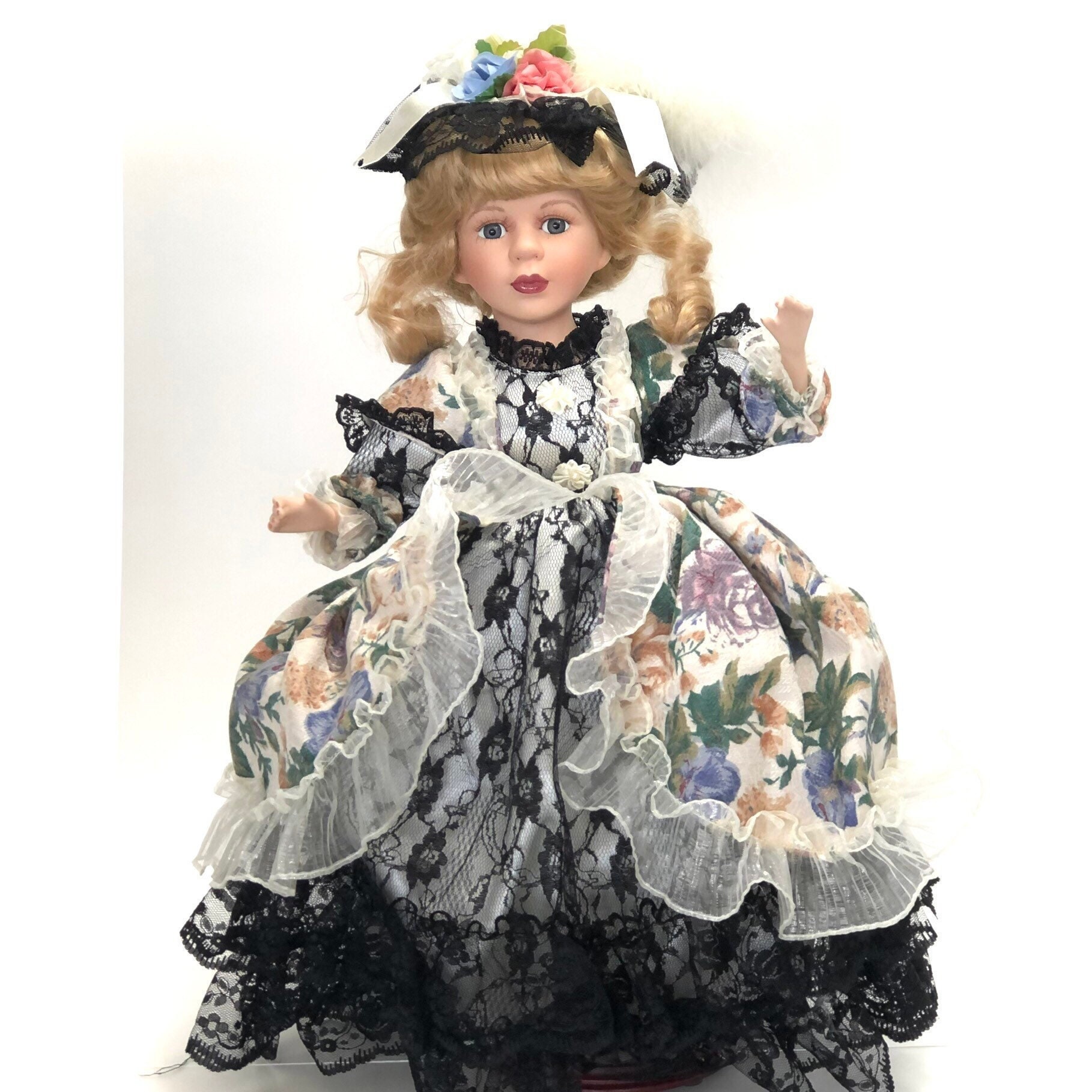 Sabrina Porcelain Doll Victorian Collectible Dolls, Like-new, Gift
