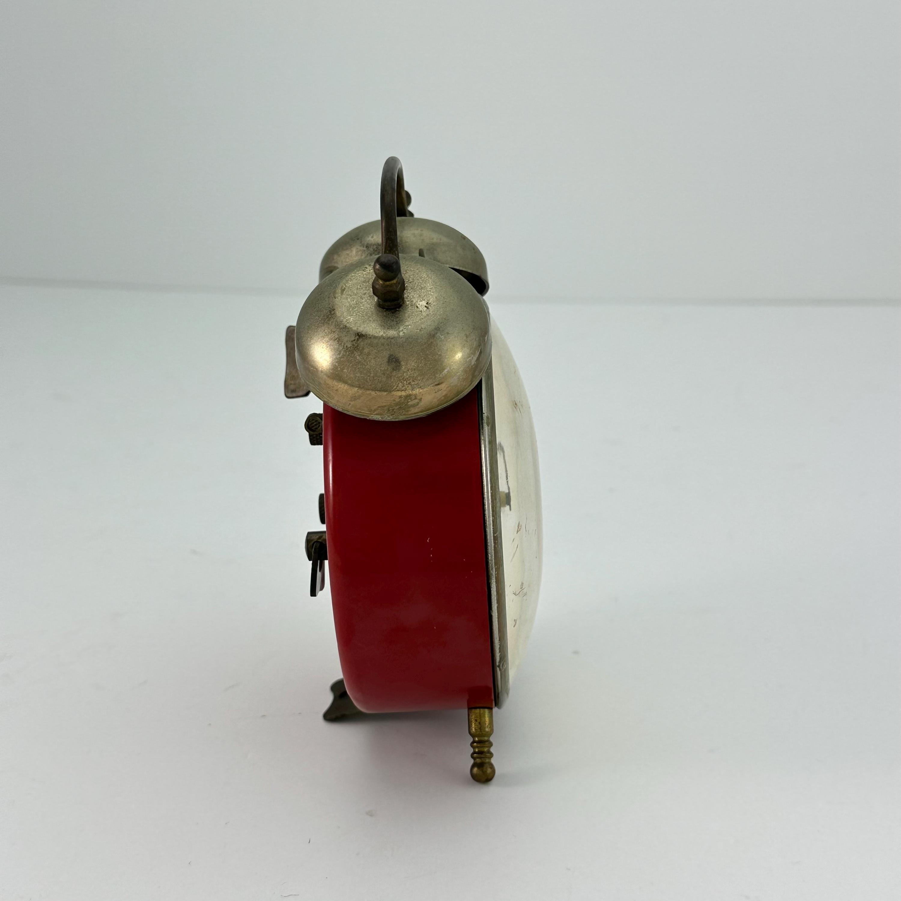Vintage Smiley Face Alarm Clock, Yellow Retro Desk Clocks, Home