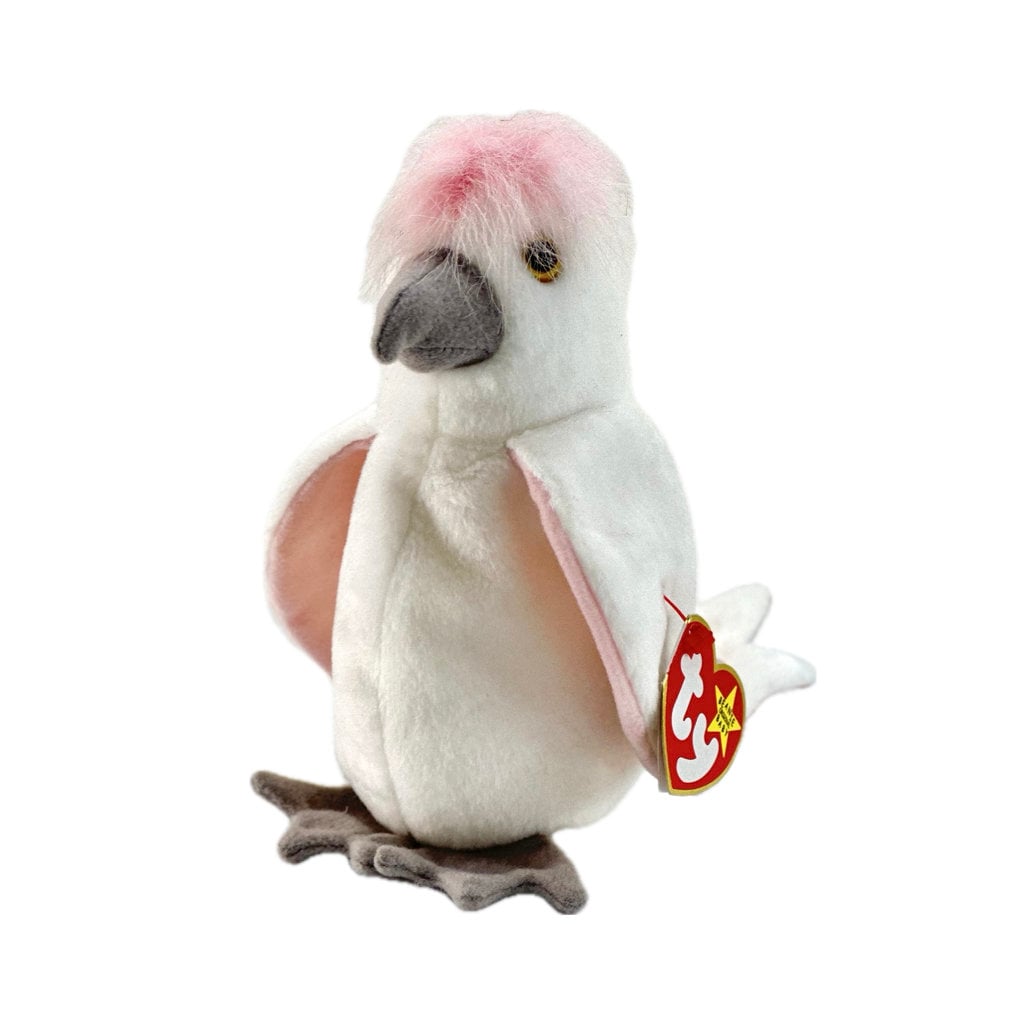 Vintage Kuku Beanie Baby Parrot Tag Errors 1997 1998 Ty Stuffed