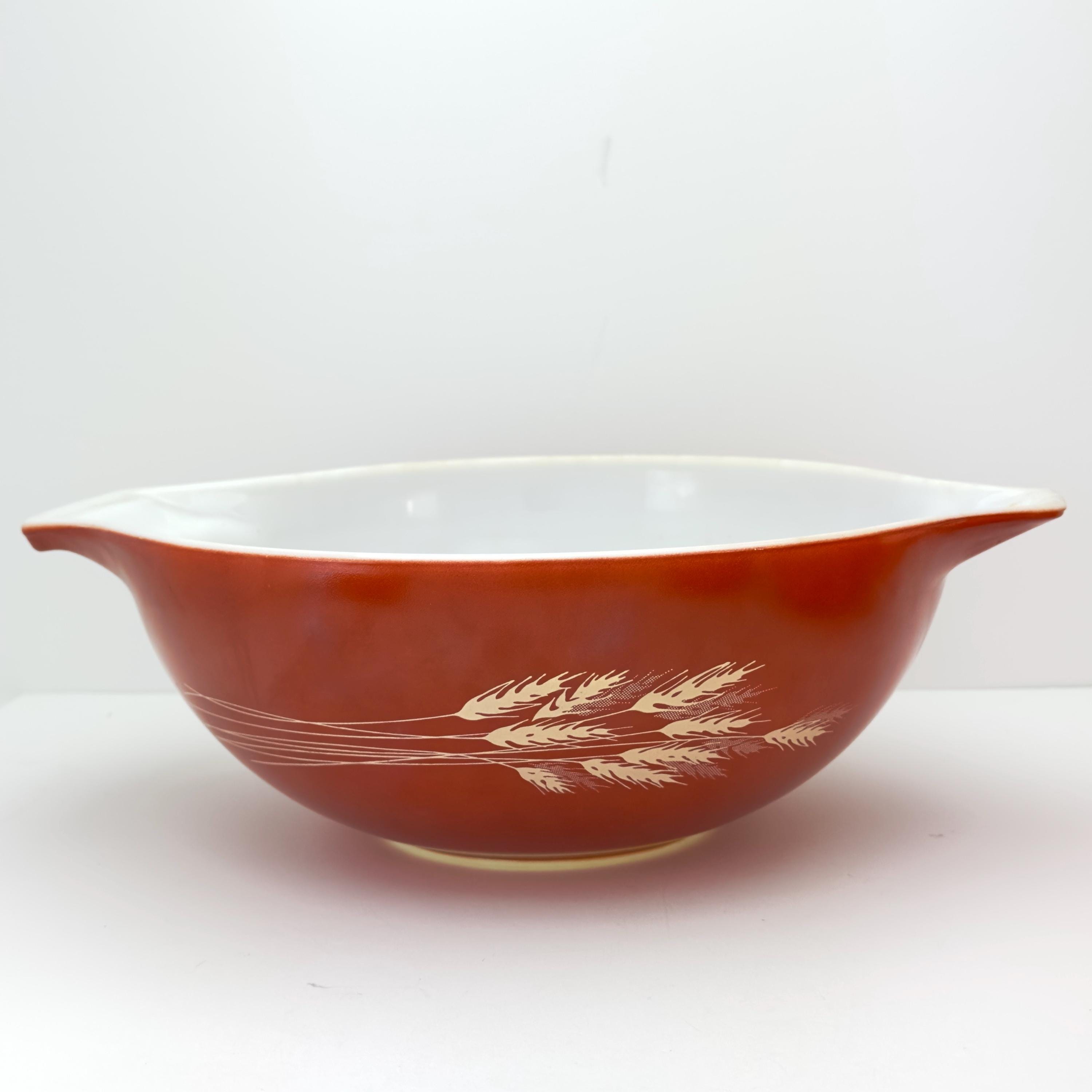 Vintage Pyrex Nesting Bowl Set, Wheat Autumn Harvest, Mother’s Day ...