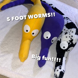 GIANT Worm on a String (Squirmles) Plush