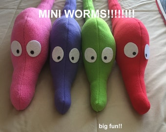 MINI Worm on a String (Squirmels) Plush
