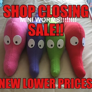 MINI Worm on a String (Squirmels) Plush