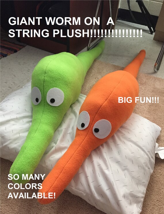 giant stuffed worm