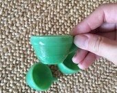 Set of 3 Vintage Akro Agate Child 39 s Mugs - Original Vintage Akro Agate Mugs