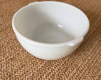 ヴィンテージ 9インチ ファイヤーキング ミルクガラス スワール