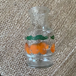 Vintage Orange Juice Pitcher - 1960&#39;s Orange Juice Container