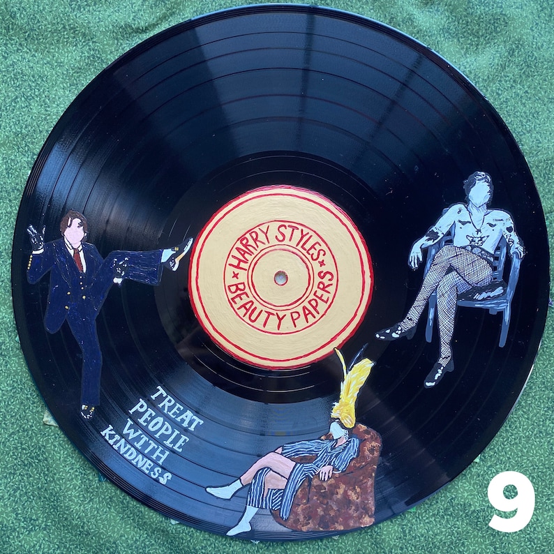 Harry Styles Fine Line Hand Painted 12 Vinyl ONE VINYL per ...