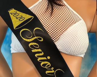 Senior Sash, Senior 2026, Cheer Sash, Senior Cheer Sash