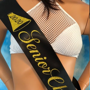 Senior Sash, Senior 2025, Cheer Sash, Senior Cheer Sash