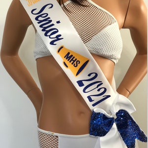 Senior Sash, Senior 2025, Cheer Sash, Senior Cheer Sash, Senior Softball Sash