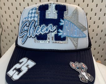 Custom trucker hat, Trucker hat, Trucker Hat with patches, Hat with Patches