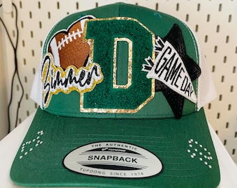 Trucker Hat with patches, Custom Hat, Personalized Hat