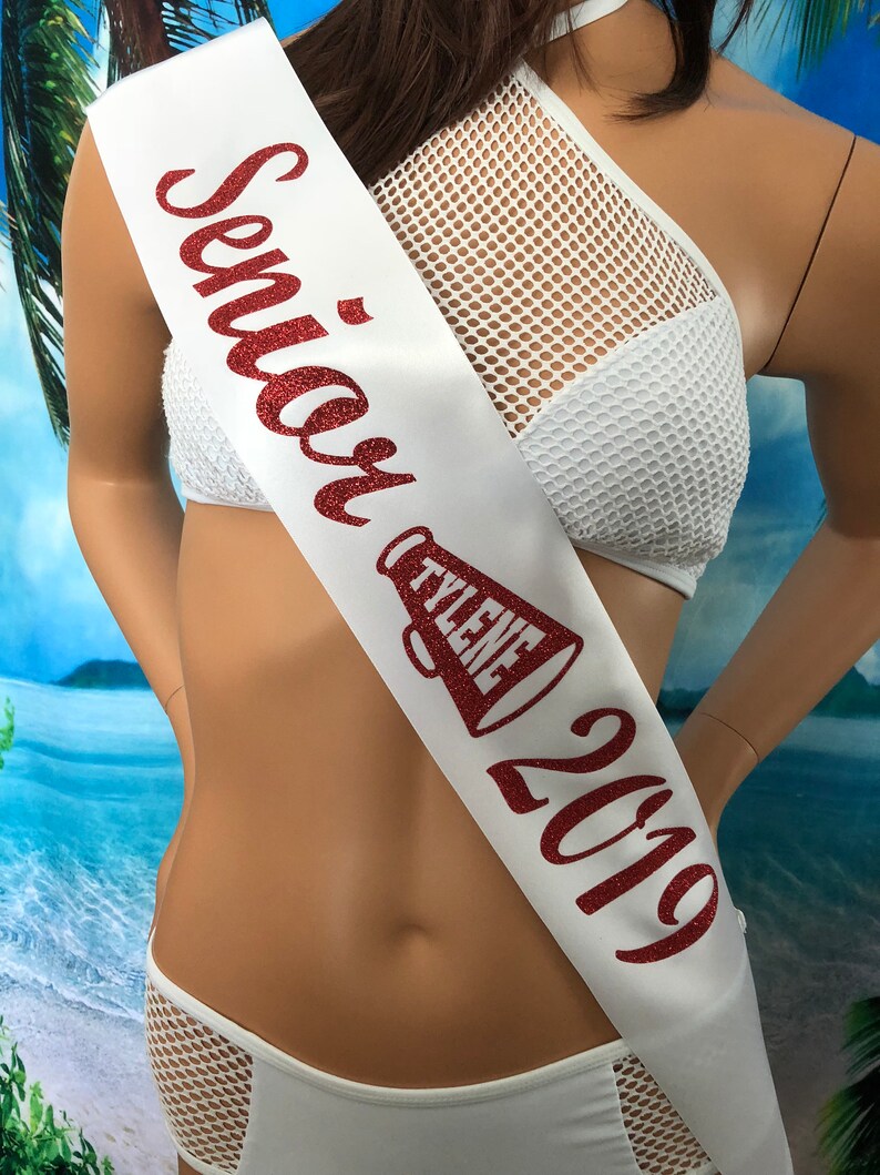 Senior Cheer Sash Senior sash Senior band Sash Soccer Sash Senior Cheer Sash 2020 Color Guard Sash