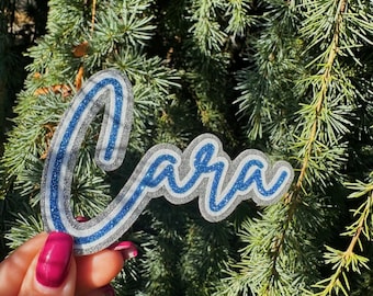 Custom name patch, Name patch, personalized patch, Trucker Hat patch, Rhinestone patch