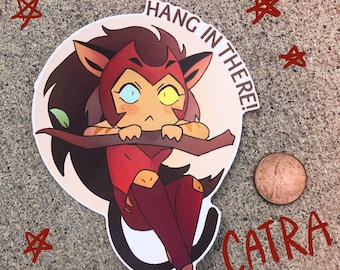 RE-STOCK - Catra - Hang In There - Stickers