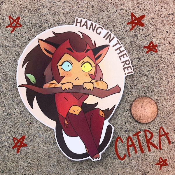RE-STOCK - Catra - Hang In There - Stickers