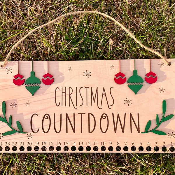 Christmas Candy Calendar Etsy