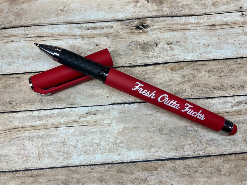Fresh Outta Fucks Pad and Pen White Elephant Gift Funny and image 6