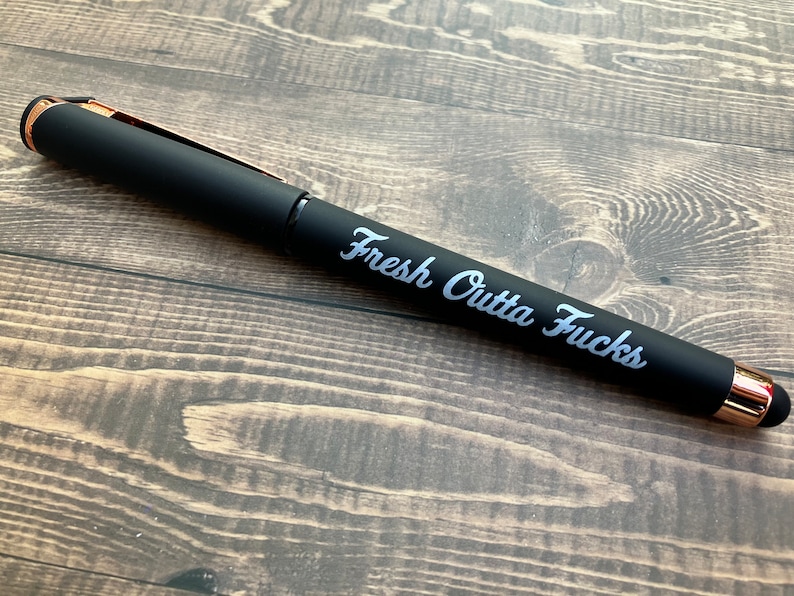 Fresh Outta Fucks Pad and Pen White Elephant Gift Funny and image 5