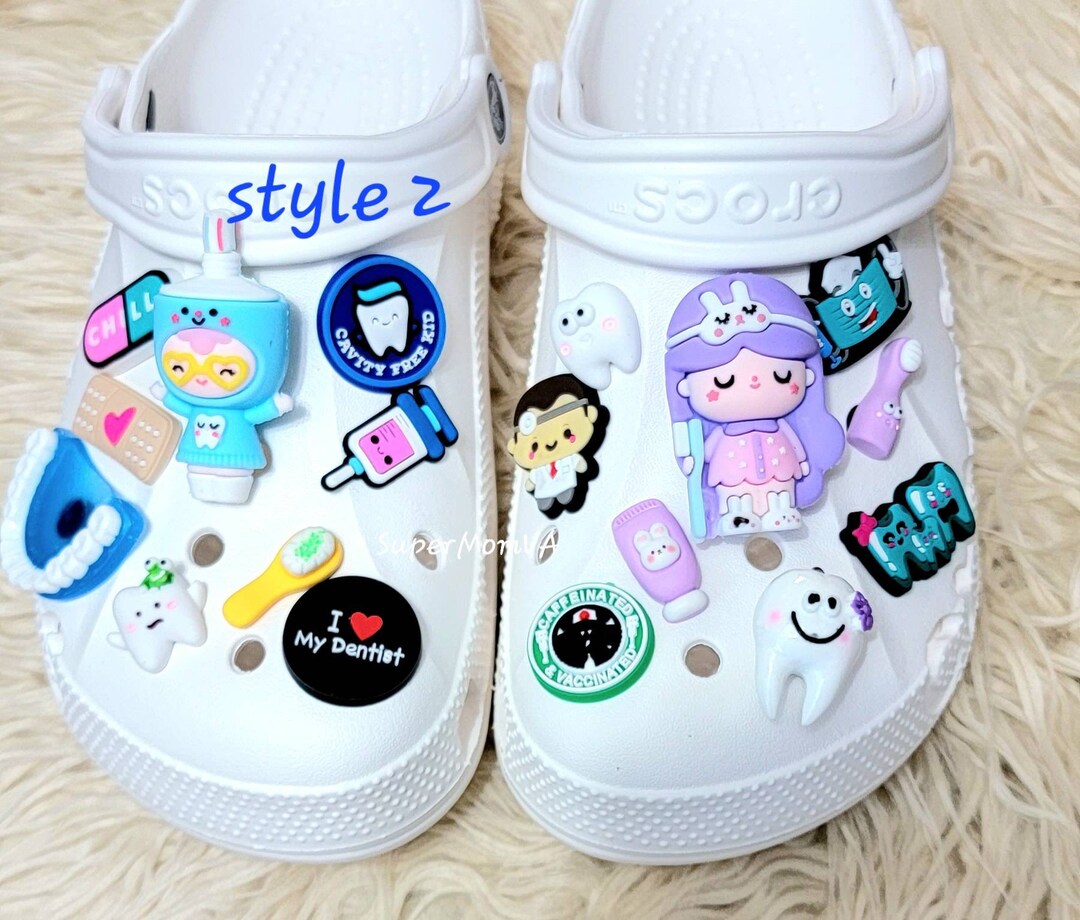 Dental Crocs Charm Dental Jibbitz Charm Shoe Charm Dentist Etsy