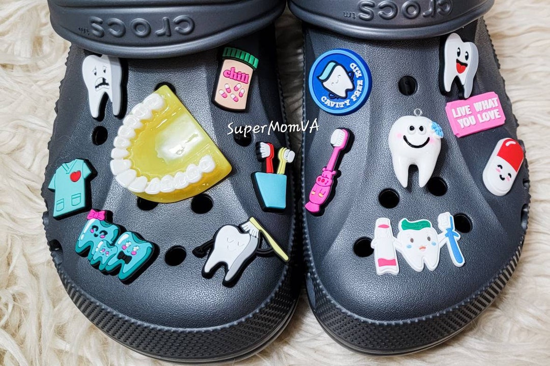 Crocs Charms Cute Jibbitz Charm Shoe Charms Dentist Dental Etsy