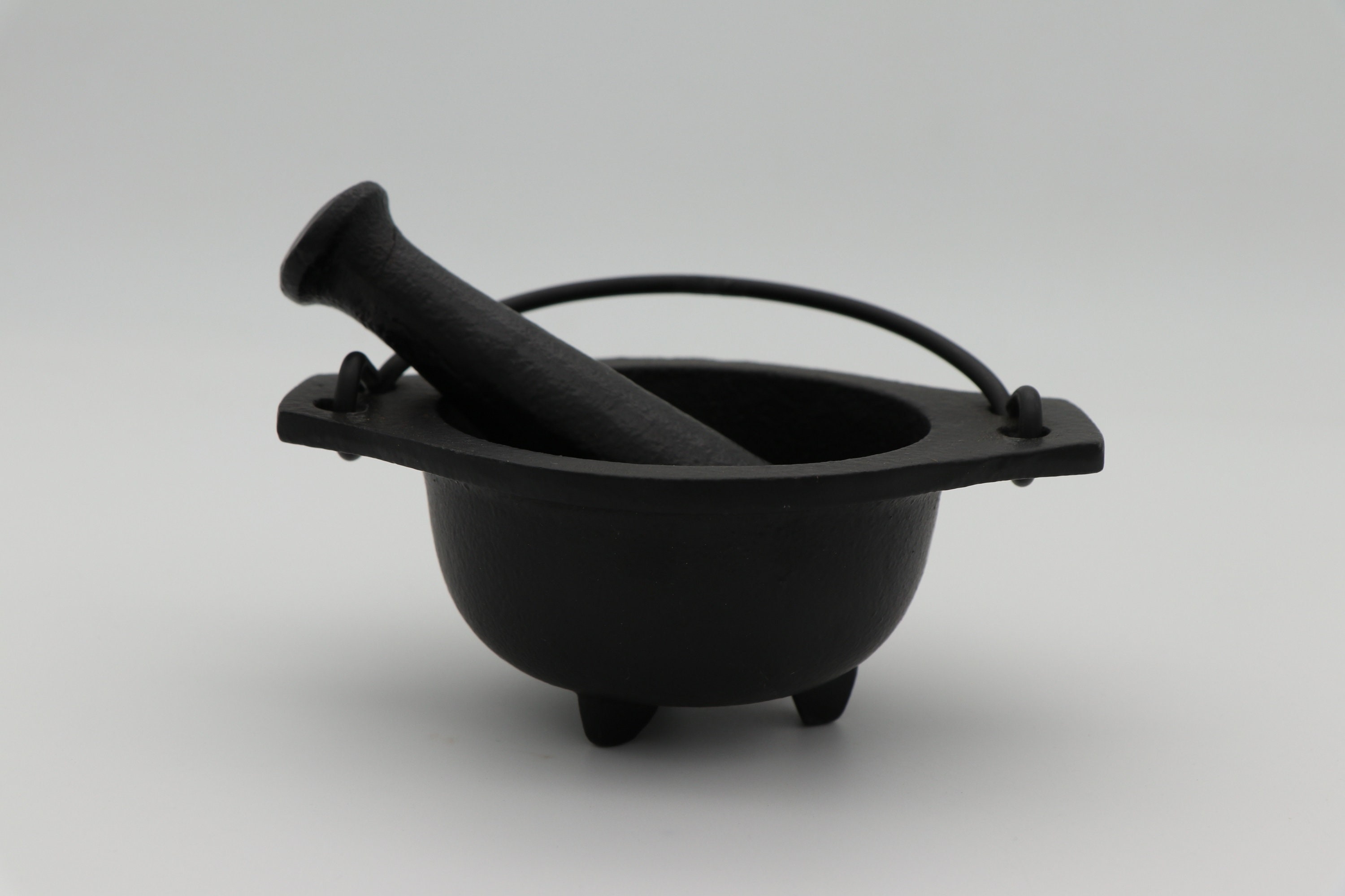 Backcountry Iron 6.25 Inch Heavy Cast Iron Pestle for Grinding and