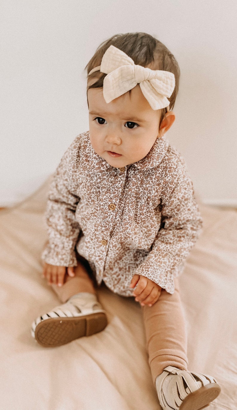 Diadema para el pelo, lazo para el pelo, algodón para niñas y niños. imagen 6