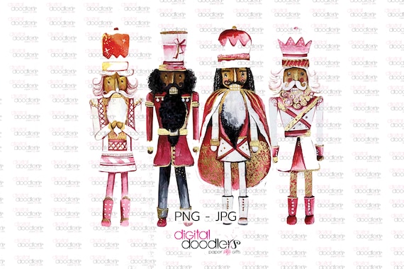 Black Toy Soldiers Black People Xmas Graphics Watercolor | Etsy