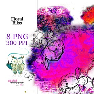 Heldere sublimatie digitale achtergrondkunst voor gratis commercieel gebruik, geweldig voor digitale bloemenlijsten, ombre-achtergrond, achtergrond, kleur png
