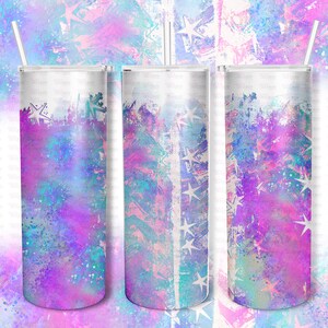 Pastellfarbene Tumbler Wrap, 20 0z dünne Tumbler-Designs, Ombre Tumbler Digital Sublimation Transfer, Abstrakte Hintergründe Tumbler Designs
